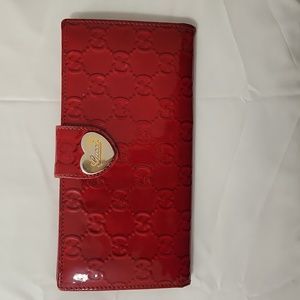 Red Gucci Wallet